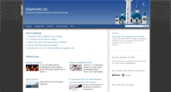 Desktop Screenshot of islamweb.no